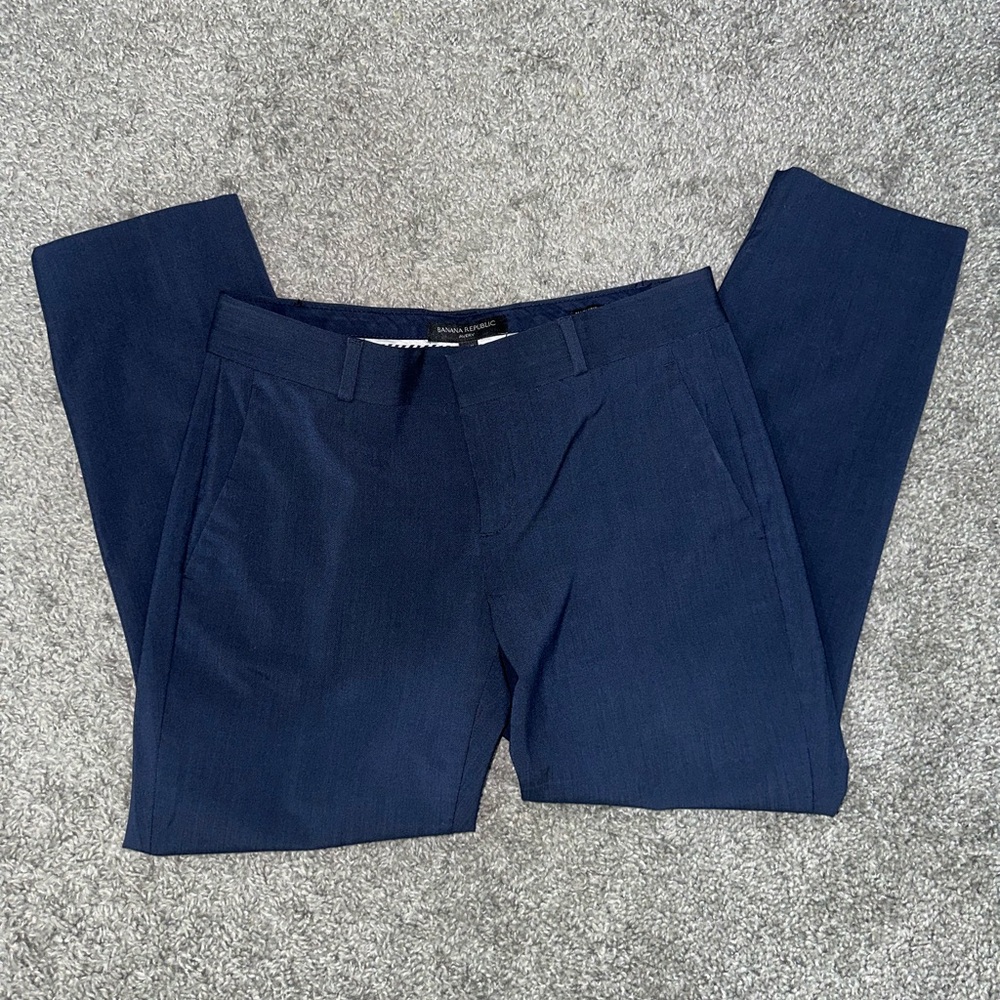 Banana Republic Navy Avery Dress Pants